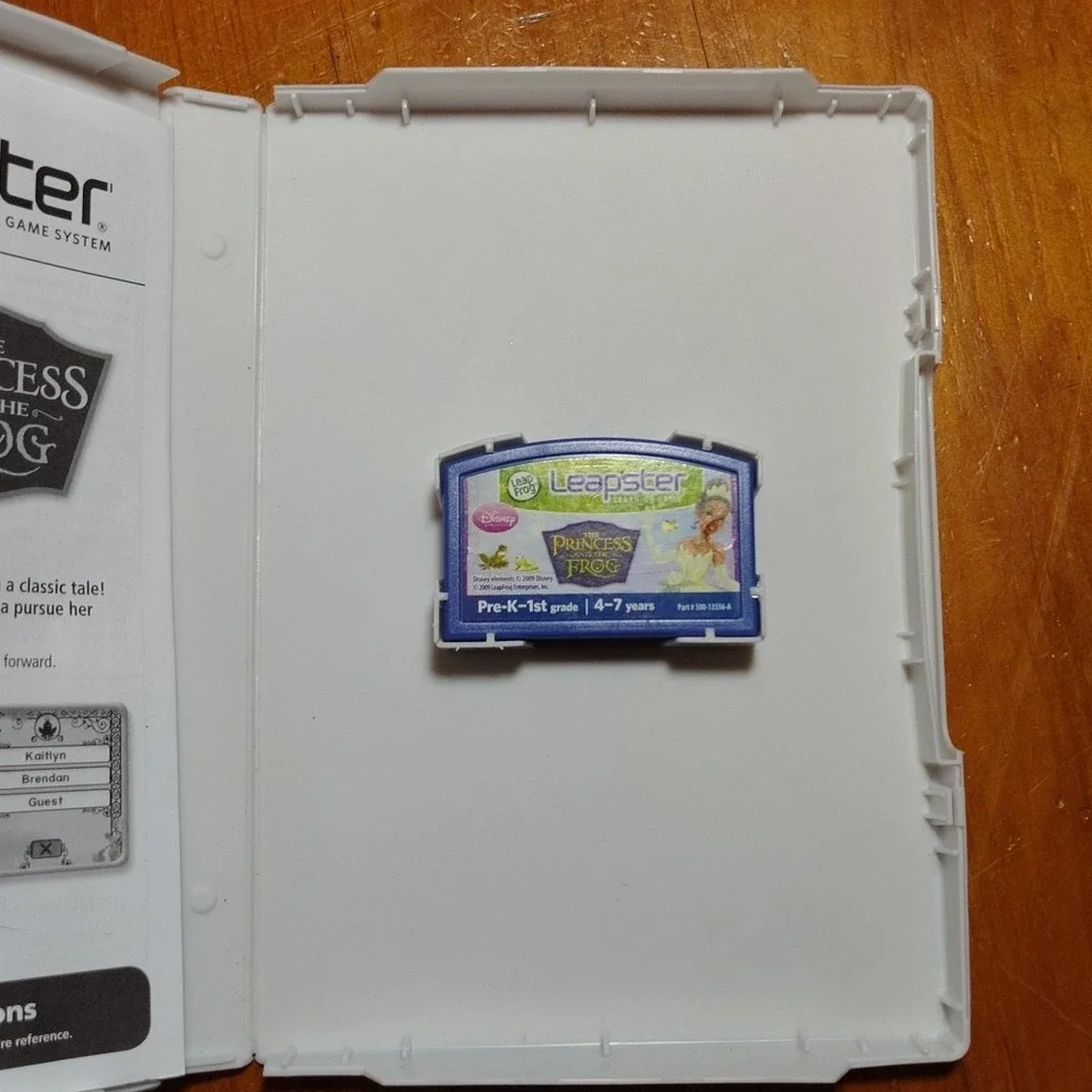Leapster Learning‎ Game - The Princess And The Frog Disney Educational Toy